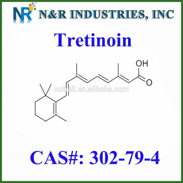 Prix ​​de vente à chaud de la trétinoïne / vitamine A acide / acide retinoïque / CAS 302-79-4